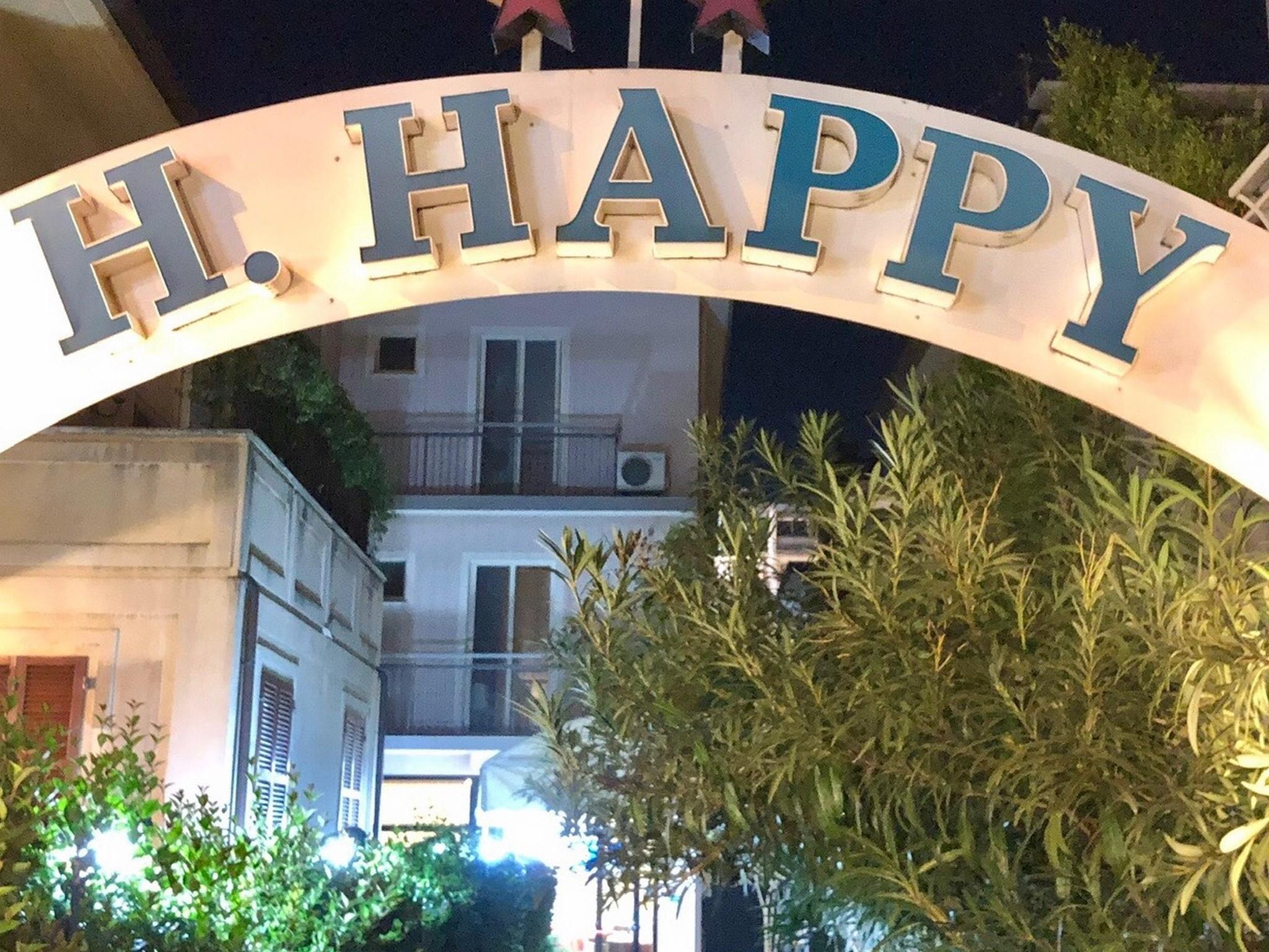 Hotel New Happy Rimini Exterior foto